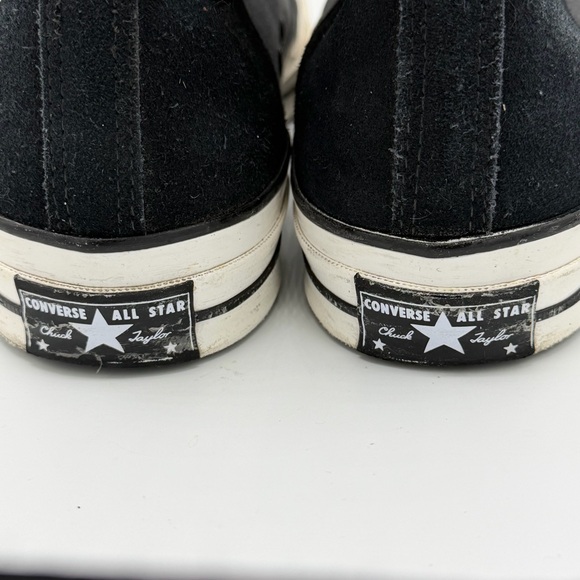 Converse Chuck 70 High Unisex Shoes Suede Canvas Black Casual Sneakers A01785C - Picture 7 of 12